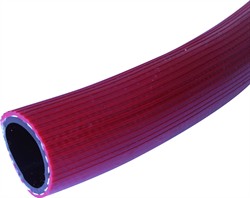 Forstærket PVC Brandlange rød. Ø13 X Ø19 mm.