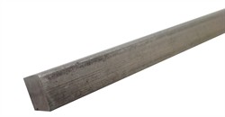 Rustfri Firkantstål 10 x 10 mm. L = 0,5 Meter AISI 304