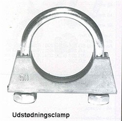 Udstødnings Clamp Ø102 mm. El - galvaniseret.
